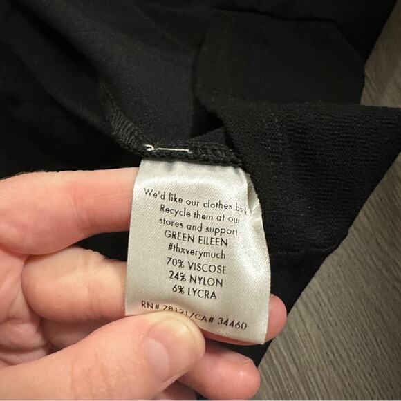 Eileen Fisher Black Long Sleeve Open Blazer Jacket Size‎ L - Picture 7 of 12